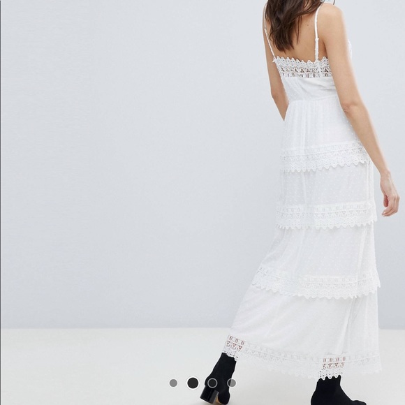 ASOS Vera Moda White Lace Dress - Picture 2 of 7